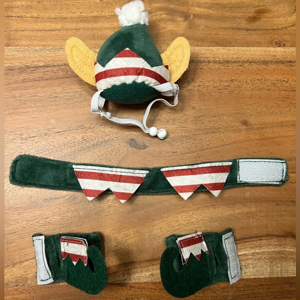 Cat Christmas Elf Costume